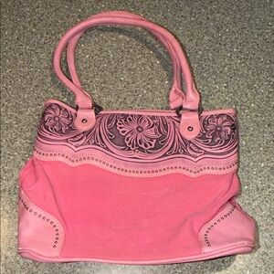 Trinity Ranch pink western bag purse